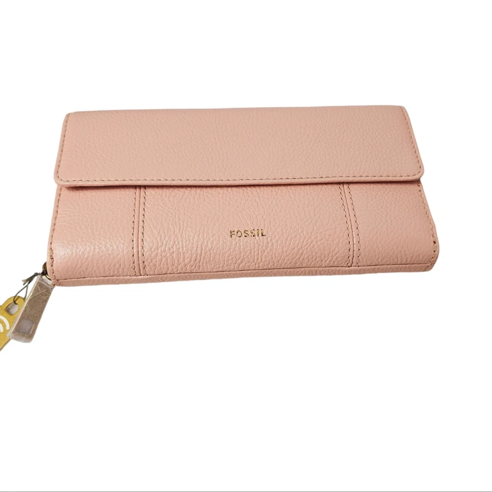 Fossil Jori Rennaisance Rose Flap Clutch RFID Wallet - Picture 5 of 7